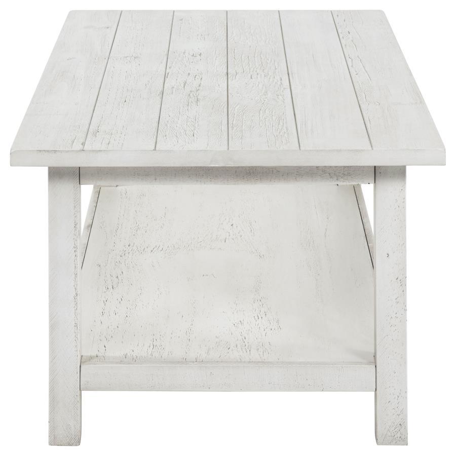 Payne - Wood Coffee Table with Shelf