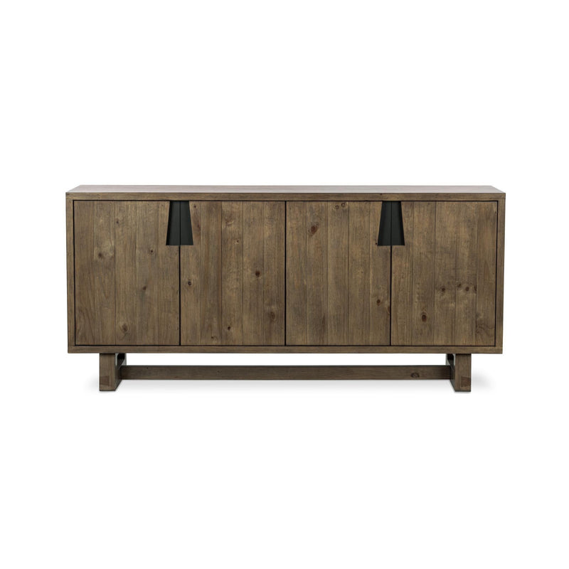 Lyra - 4 Door Buffet - Smoke Brown