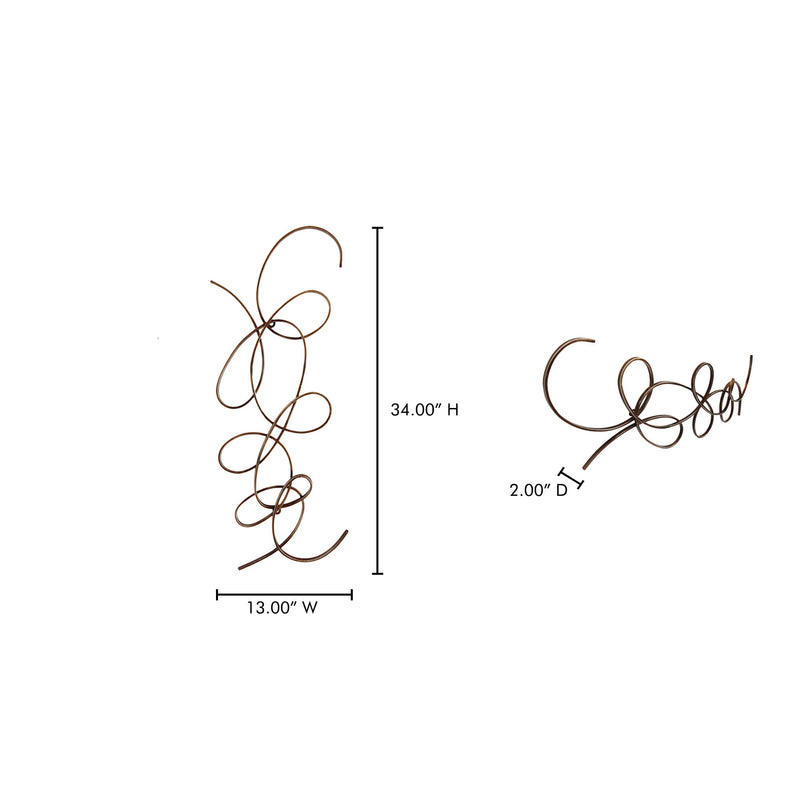 Scroll - One Wall Decor - Silver