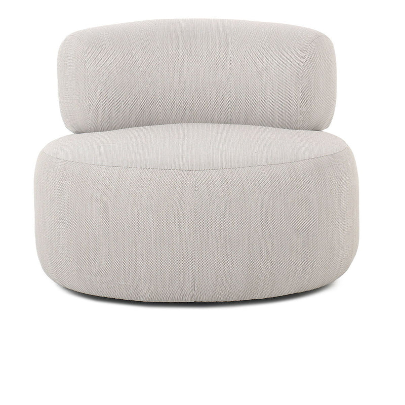 Ellis - Outdoor Swivel Lounge Chair - Light Gray