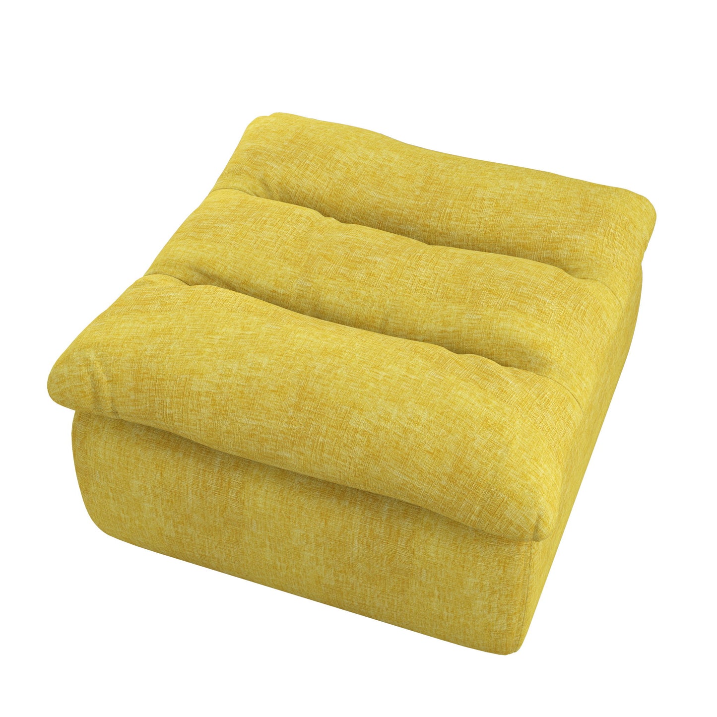 Modern Armless And Backless Lazy Floor Sofa Chair, Comfy Accent Bean Bag Couch