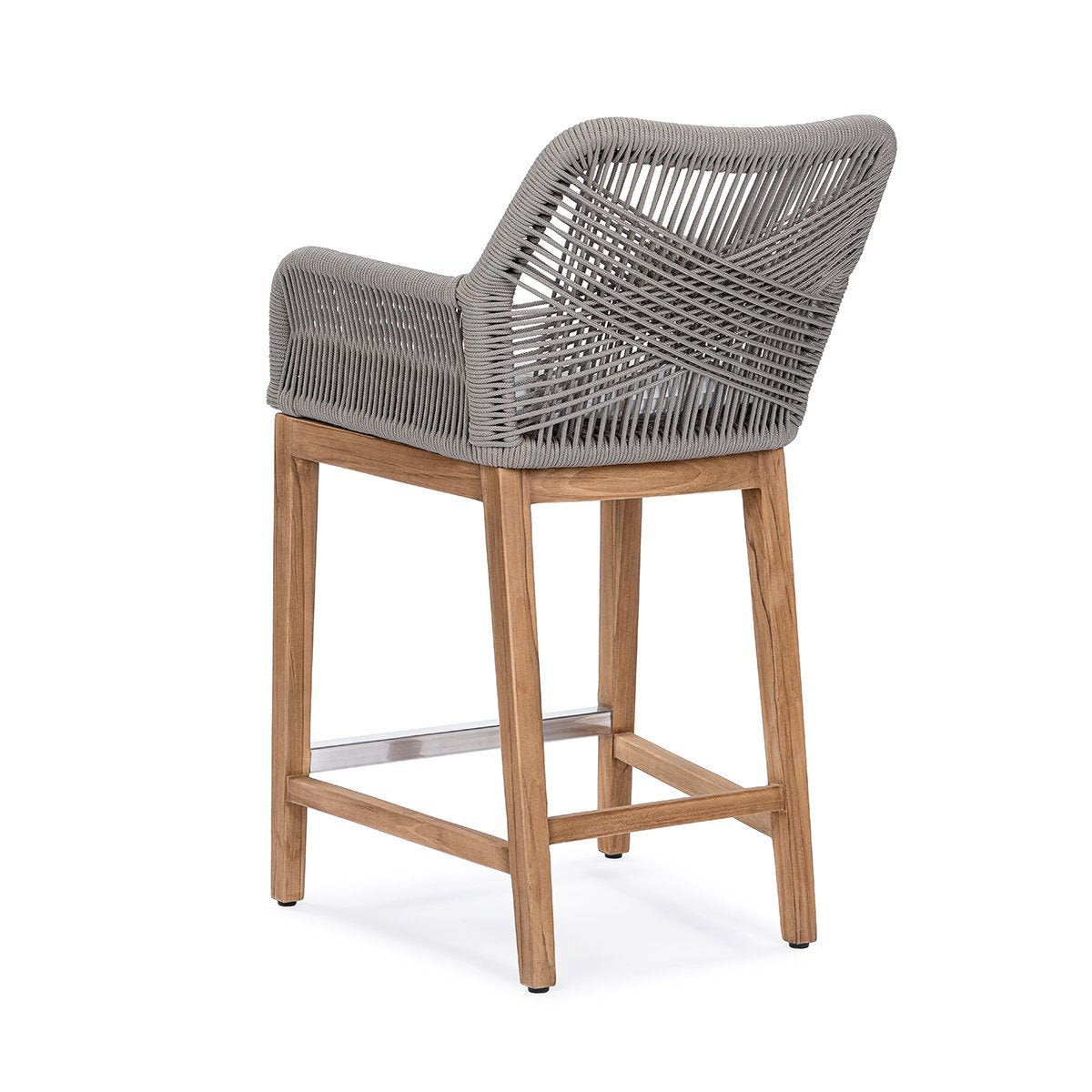 Marley - 24" Outdoor Counter Stool - Gray