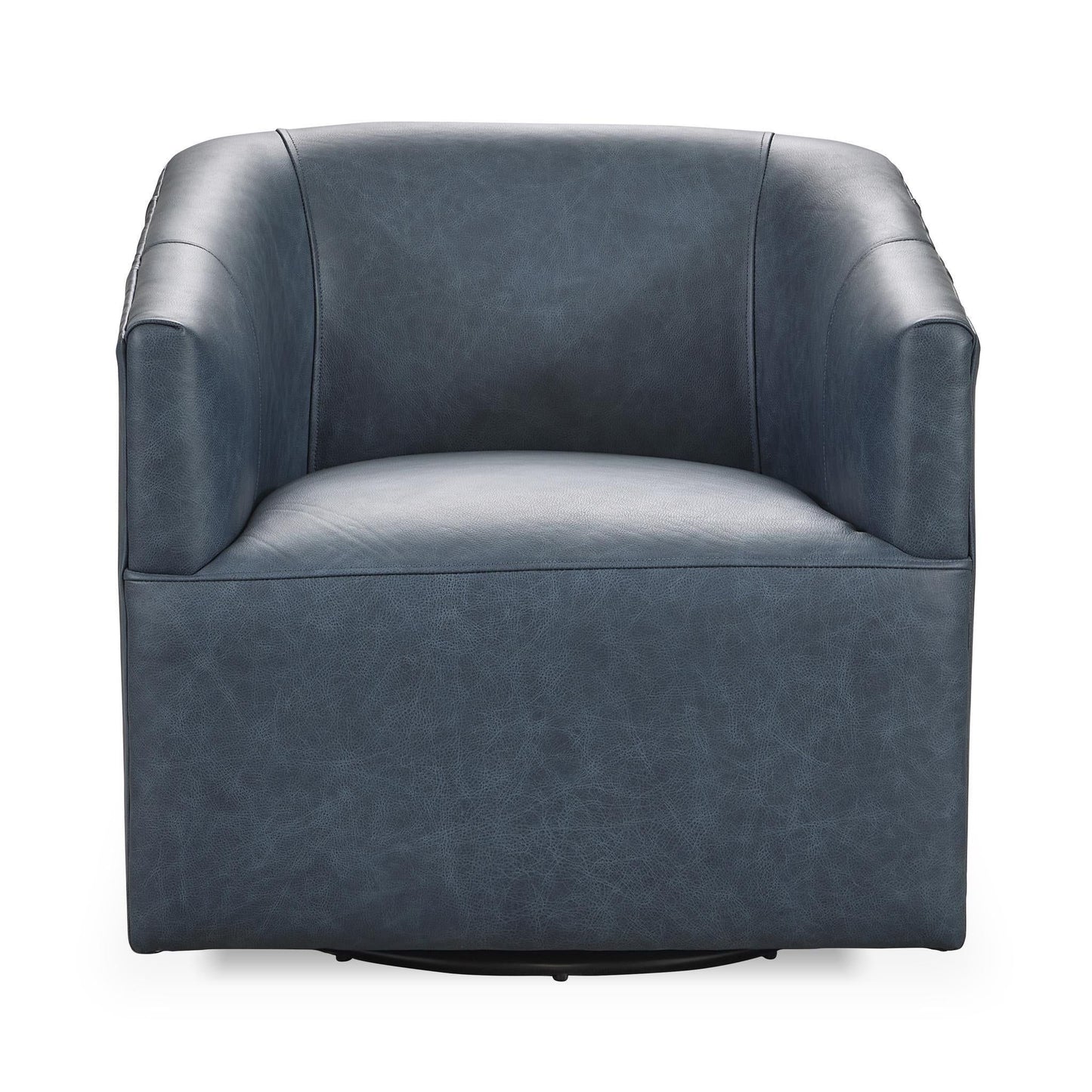 Vernon - Top Grain Leather Swivel Chair El Paso
