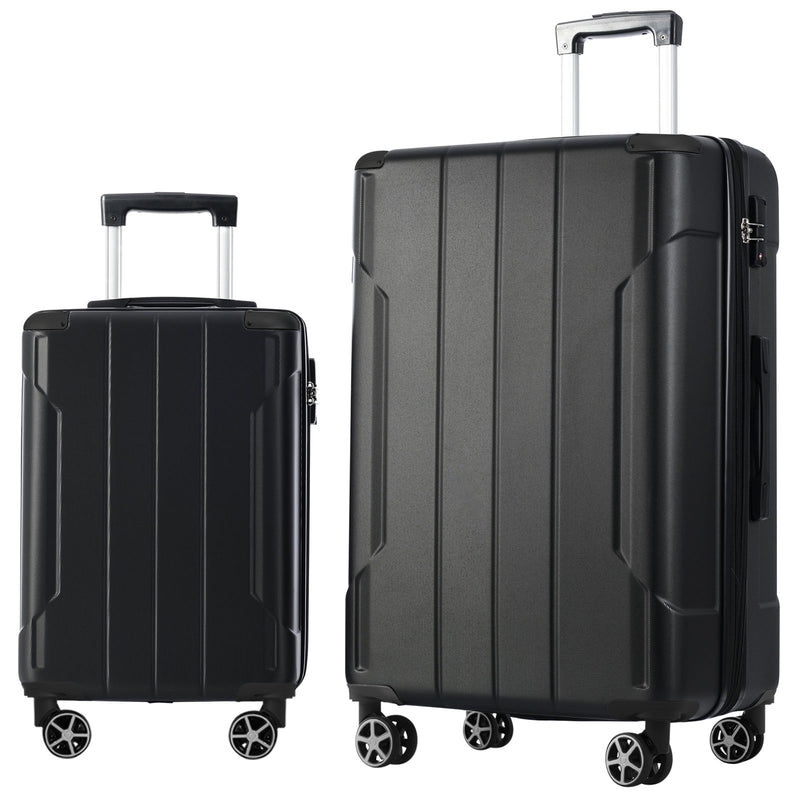 Hardshell ABS Luggage Sets 2 Piece Suitcase Set Expandable with TSA Lock Spinner Wheels for Men Women