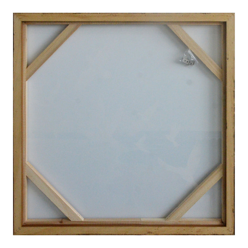 Flock - Framed Painting - Beige