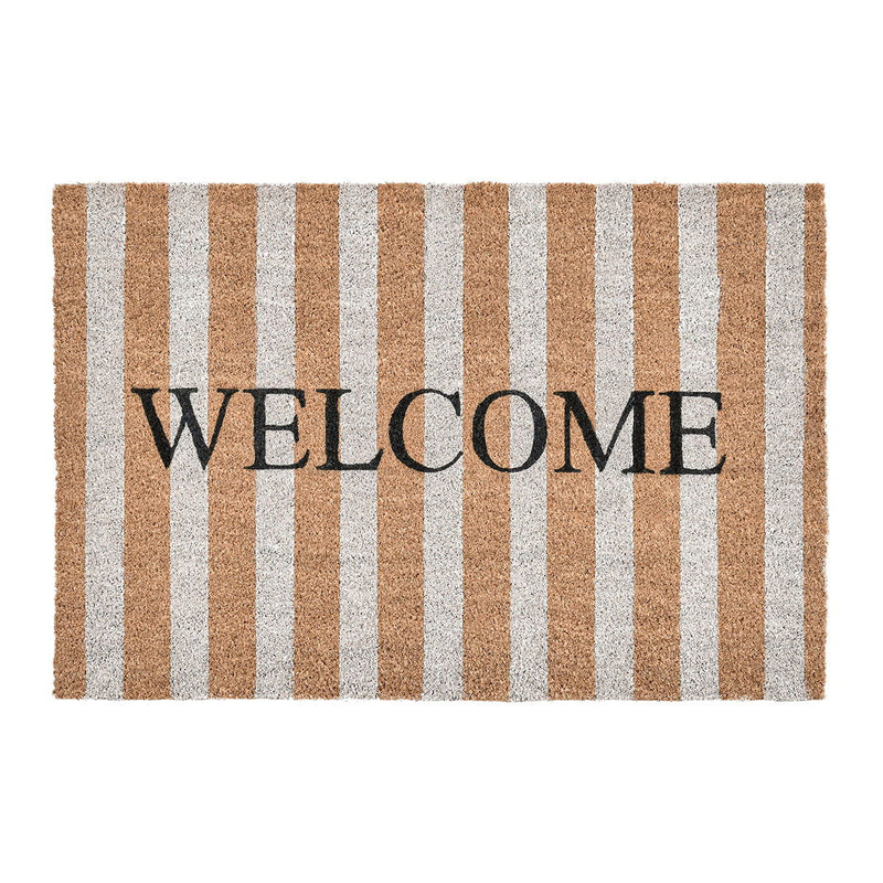 Doormats - Striped Welcome Doormat