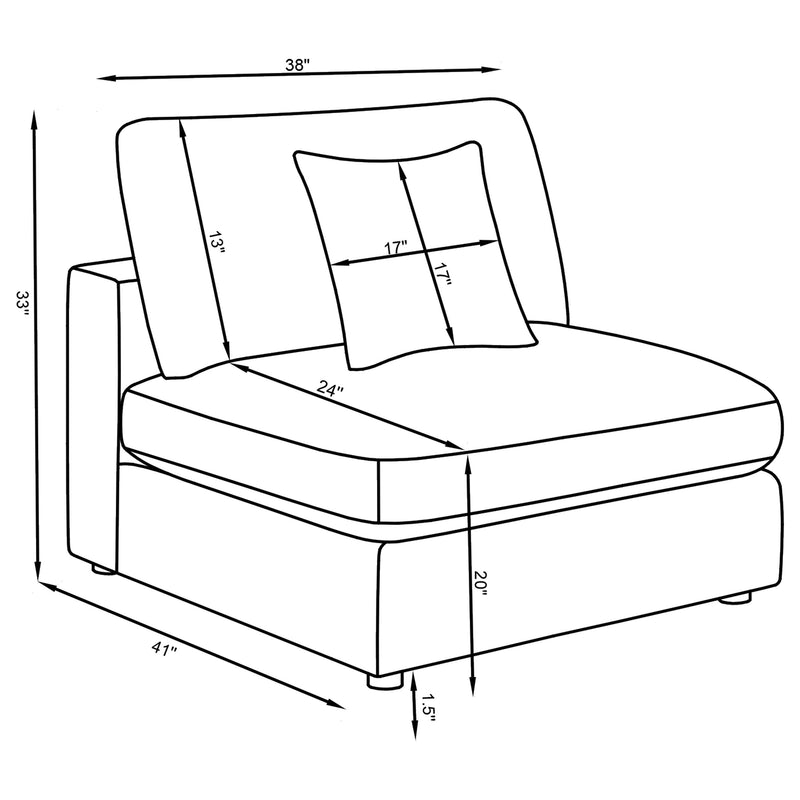 Coaster Furniture Serene Modular Cloud Sectional