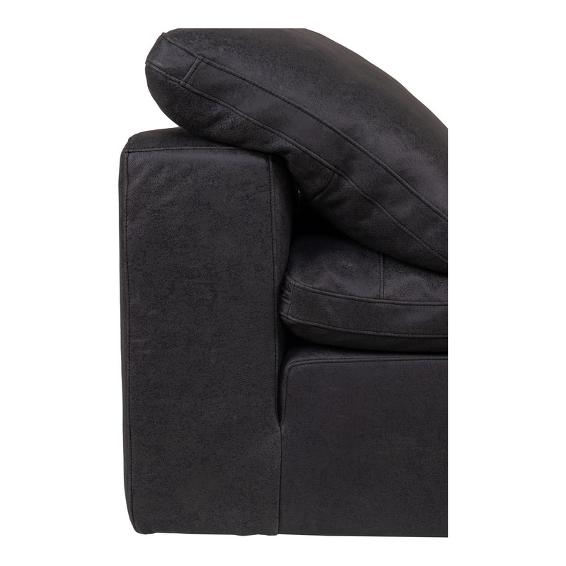 Clay - Nubuck Leather Slipper Chair - Black