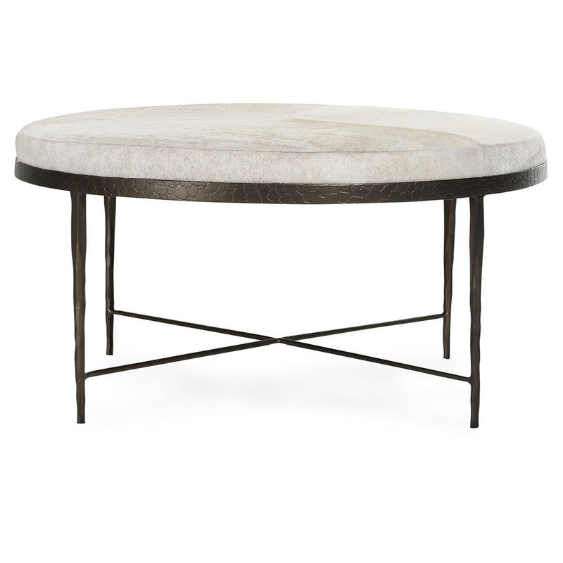 Bose - Hide Round Coffee Table - Ivory