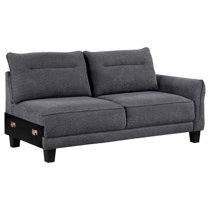 Caspian - LAF Chaise, Box 1 of 2 - Gray
