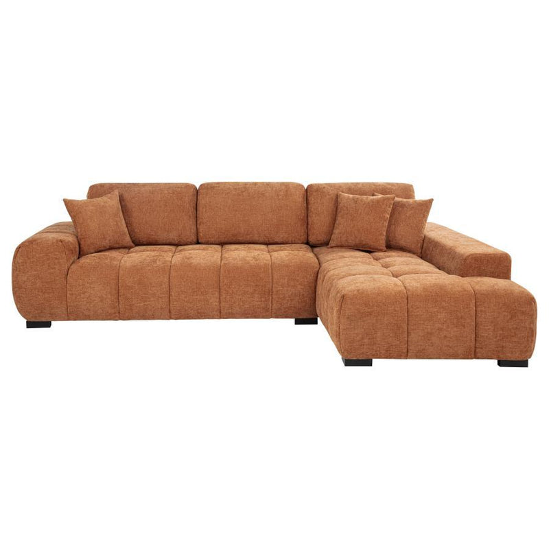 Octavia - RAF Chaise With Pillows, Box 2 of 2 - Orange