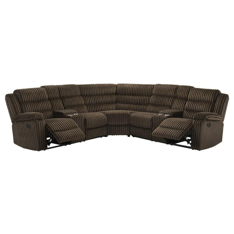 Atkinson - LAF Recliner, Box 1 of 3 - Chocolate