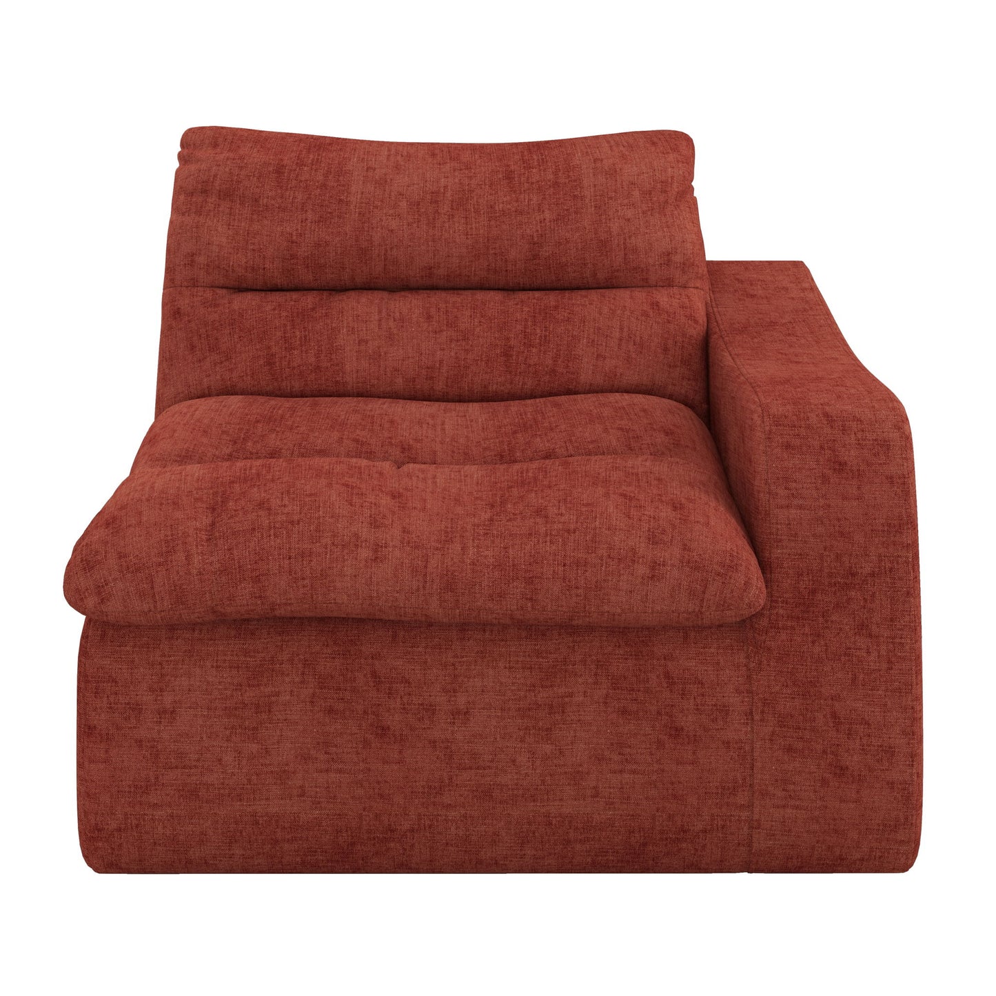Modern Lazy Floor Sofa With Right Arm, Comfortable Beanbag Lounge
