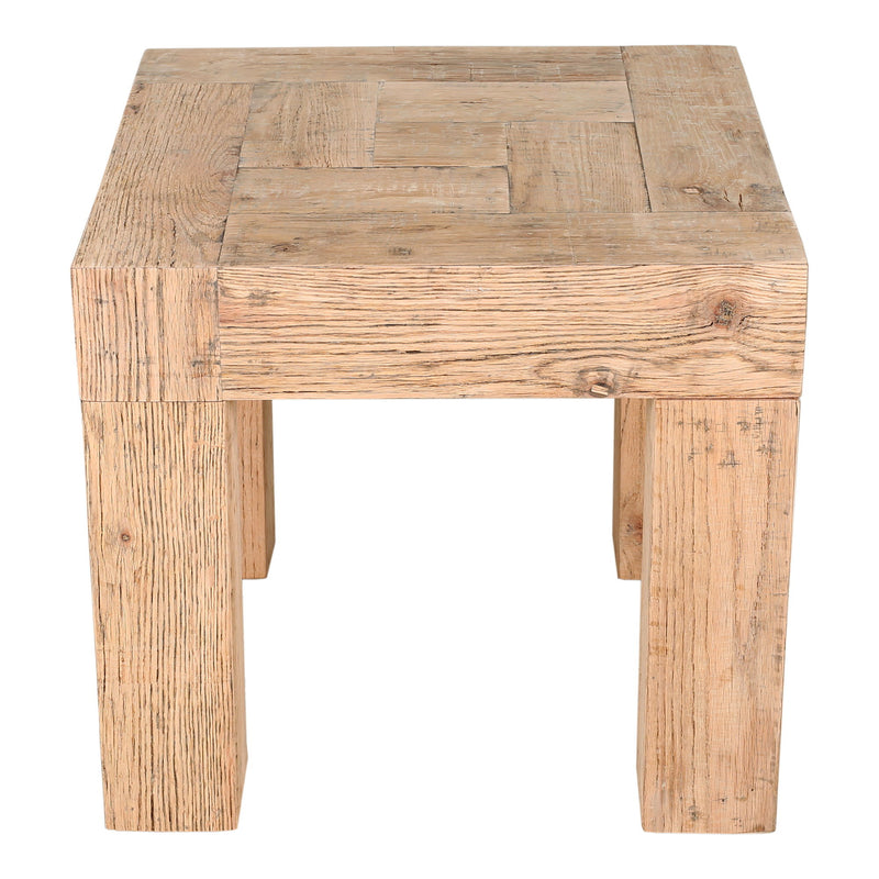 Evander - Side Table - Aged Oak
