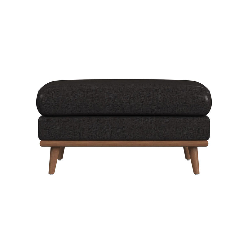 Horizon - Ottoman With Wood Base