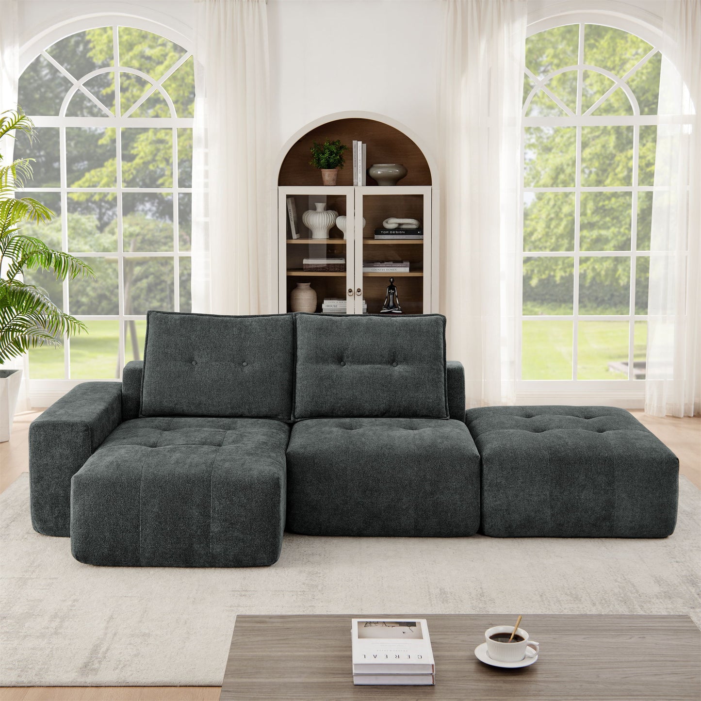 Modular Sectional Sofa Couch, L Shaped Sofa, Convertible Couches