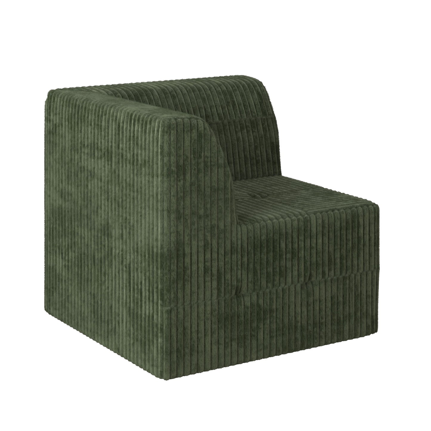 Modern Minimalist Corduroy Corner Sofa Sleeper