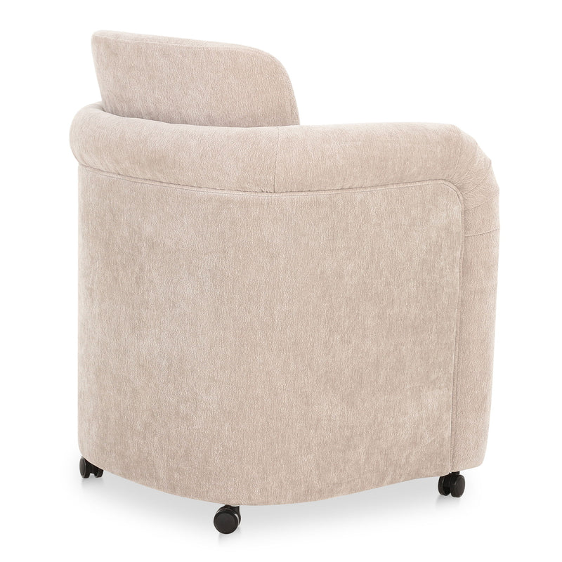 Mesto - Rolling Dining Chair - Gray