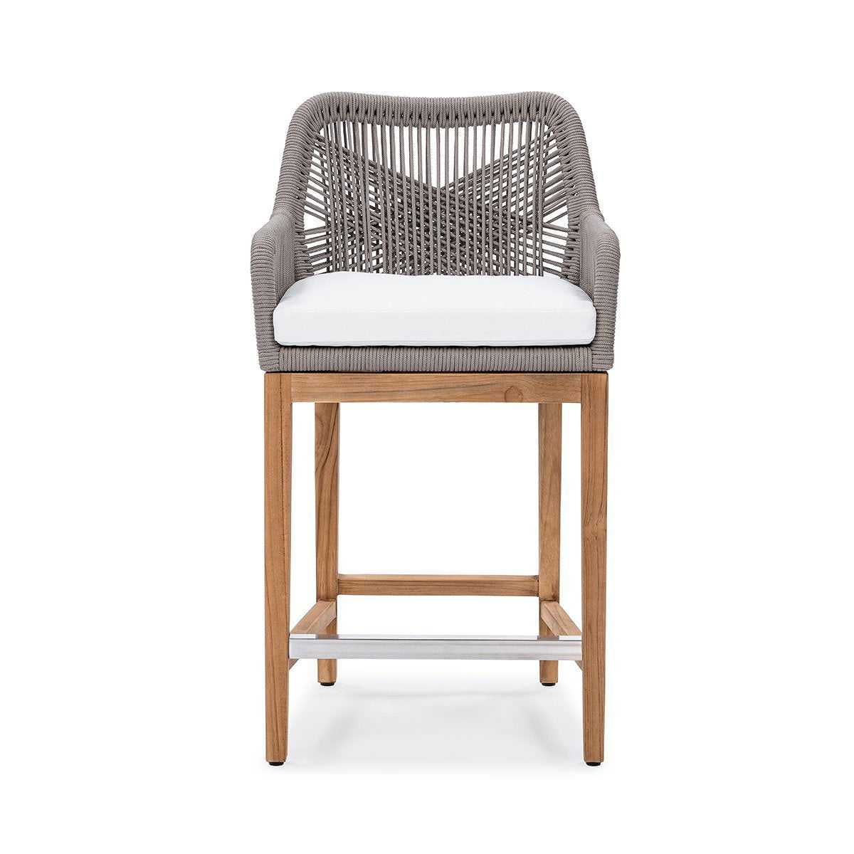 Marley - 24" Outdoor Counter Stool - Gray