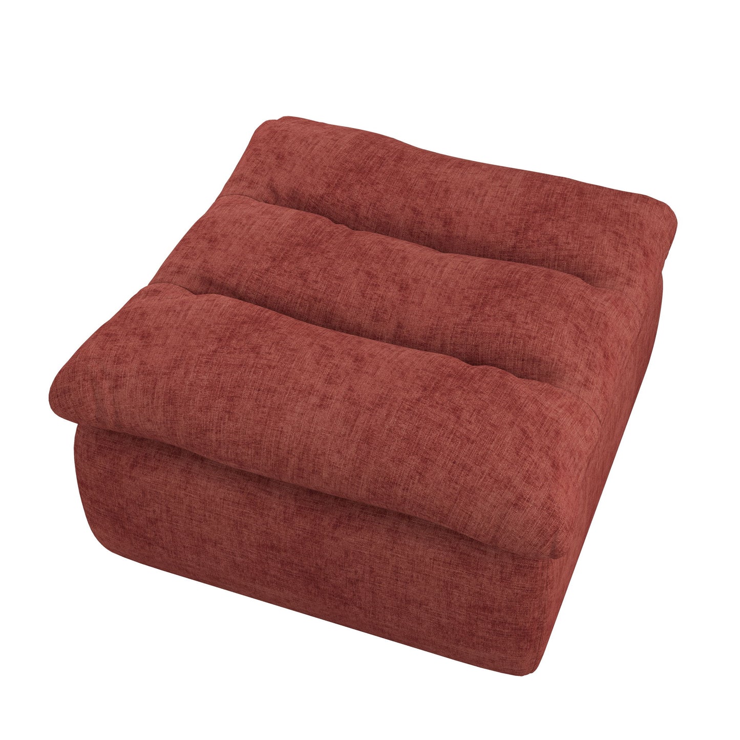 Modern Armless And Backless Lazy Floor Sofa Chair, Comfy Accent Bean Bag Couch