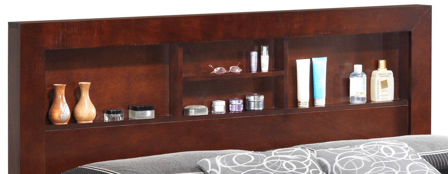Bed With Transitional Design Stylish
