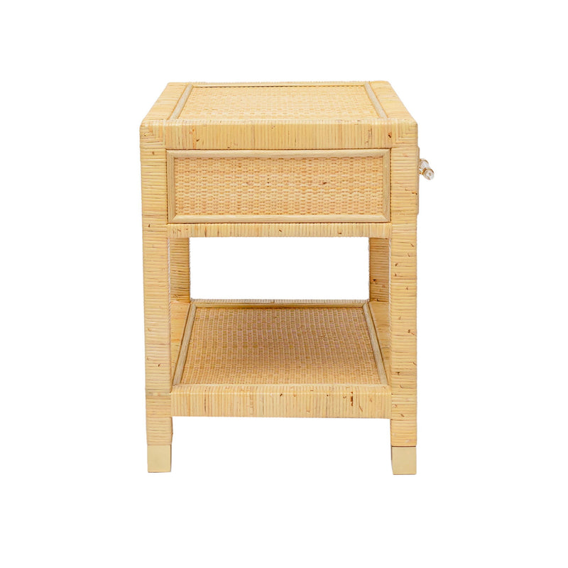 Amara - Rattan Nightstand - Natural