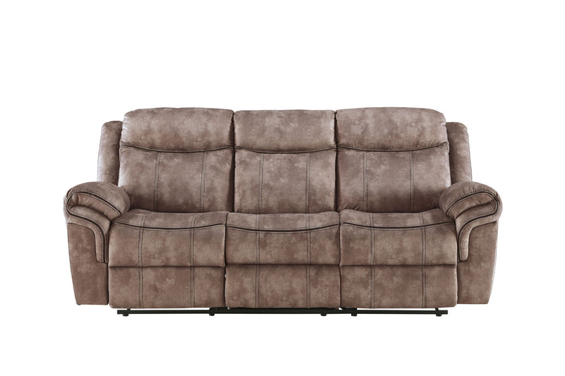 Zubaida - Two Tone Velvet 3 Piece Recliner Living Room Set