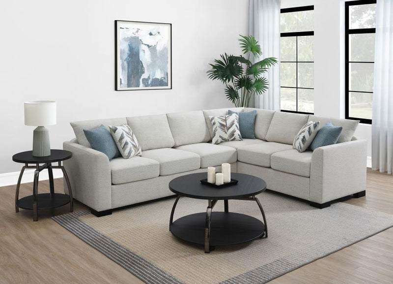Ashford - LAF Sleeper Sofa, Box 1 of 2 - Greige