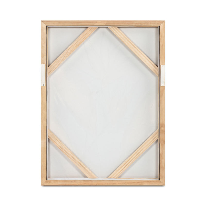 Paradis - Framed Canvas Painting - Blue