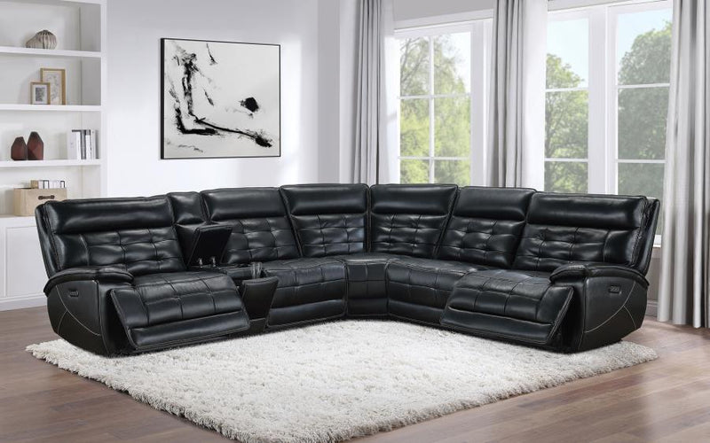 Hewitt - RAF Dual Power Recliner, Box 3 of 3 - Black