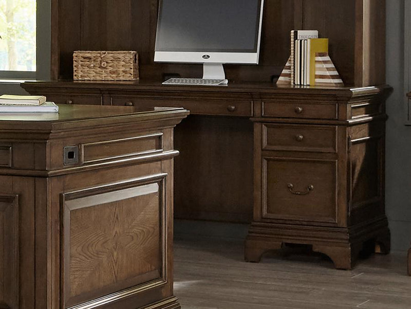 Hartshill - Credenza Base, Box 2 of 2 - Burnished Oak