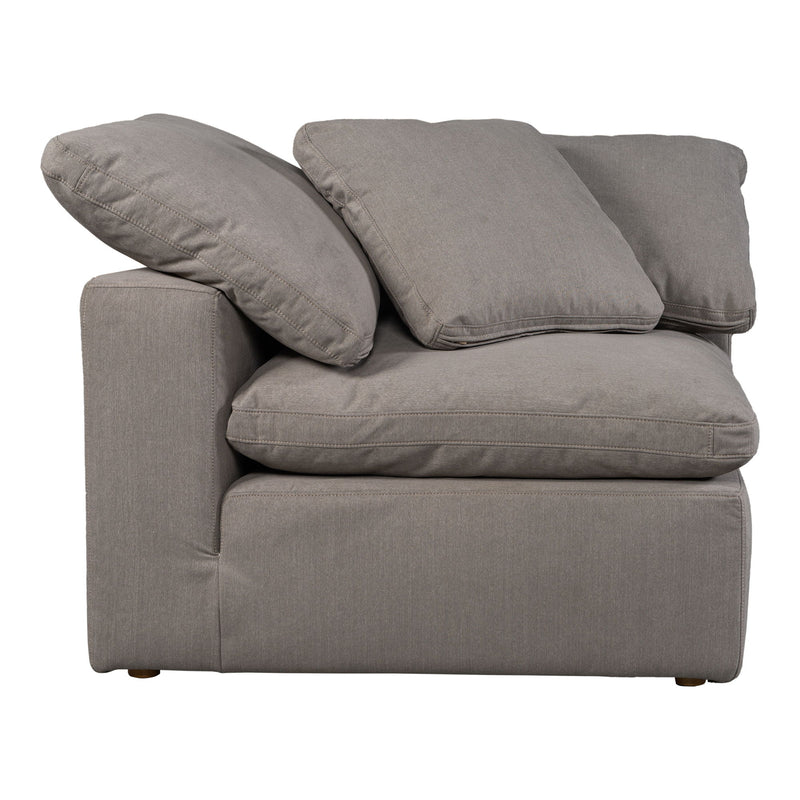 Terra - Livesmart Fabric Condo Corner Chair - Light Gray