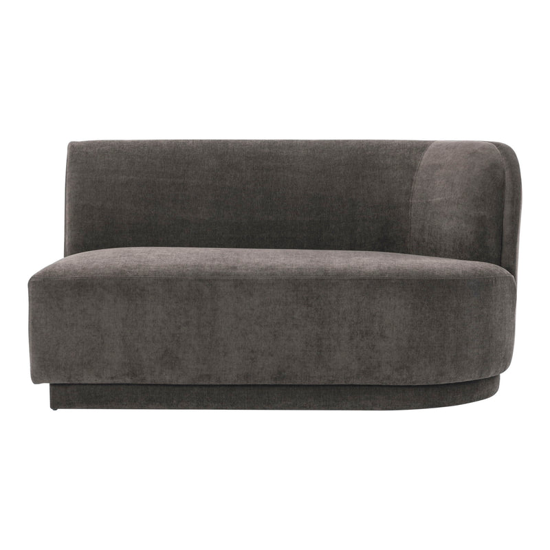 Yoon - Right 2 Seat Sofa - Dark Gray