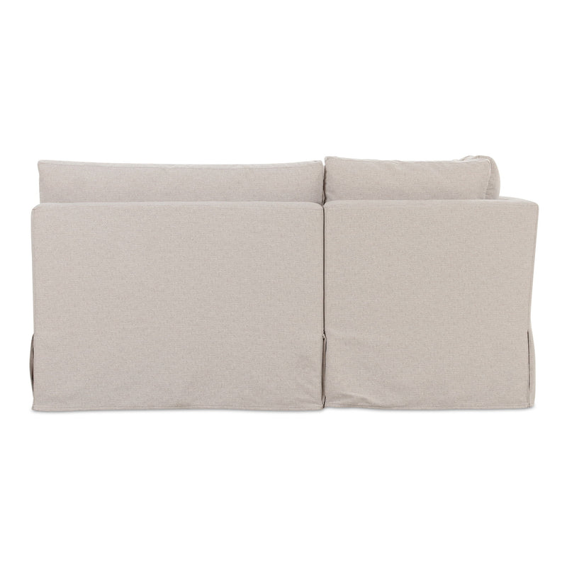 Fable - 6 Piece Slipcover Dining Banquette U-Shape - Beige