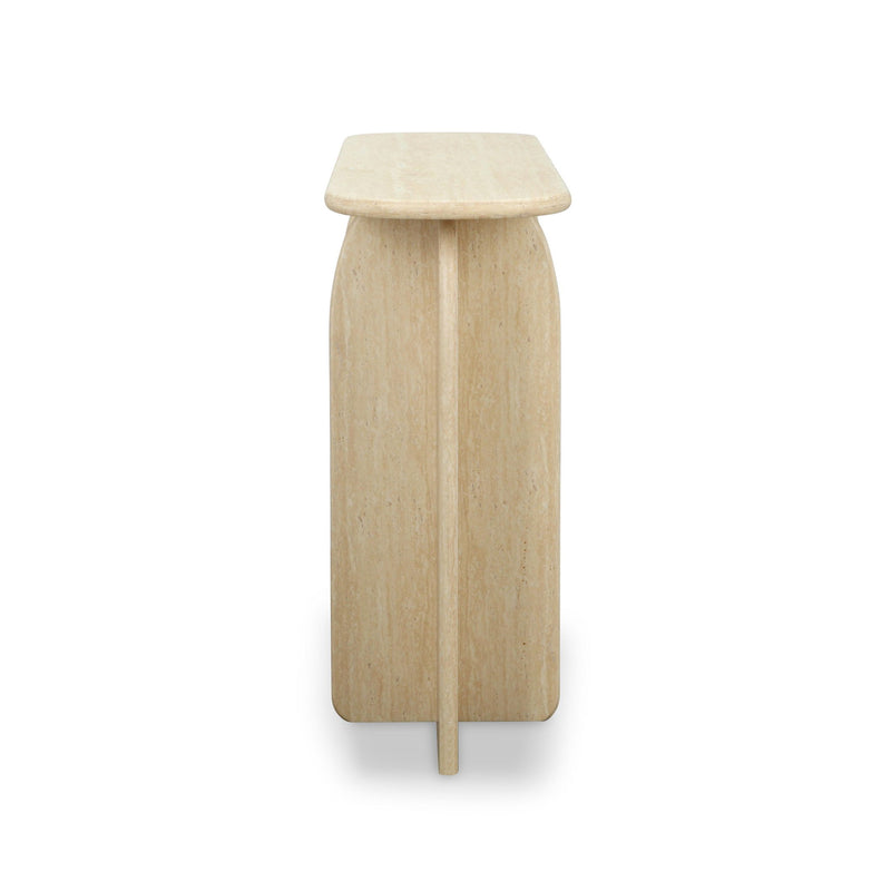 Clementine - Console Table - Travertine