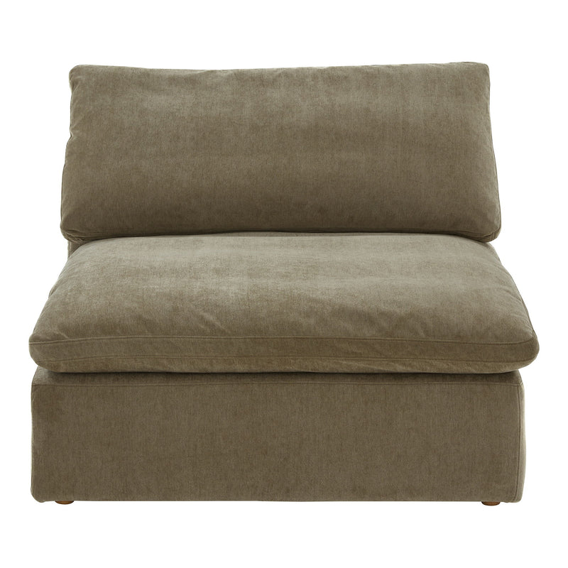 Clay - Performance Fabric Slipper Chair - Light Brown