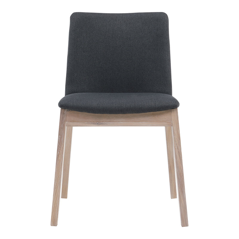 Deco - Oak Dining Chair (Set of 2) - Dark Gray