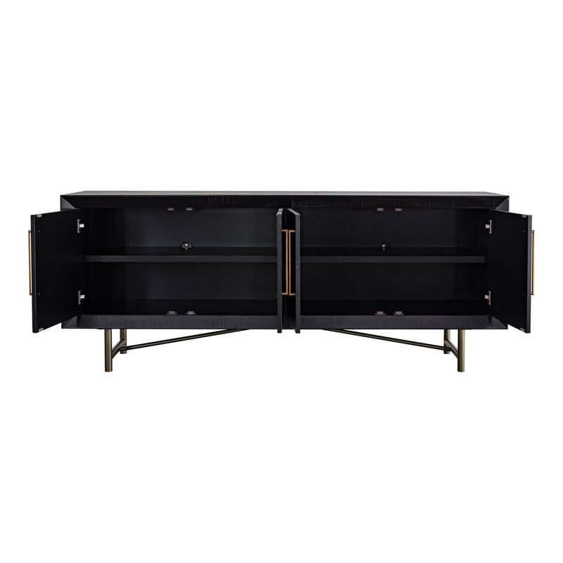 Sicily - 4 Door Sideboard - Black