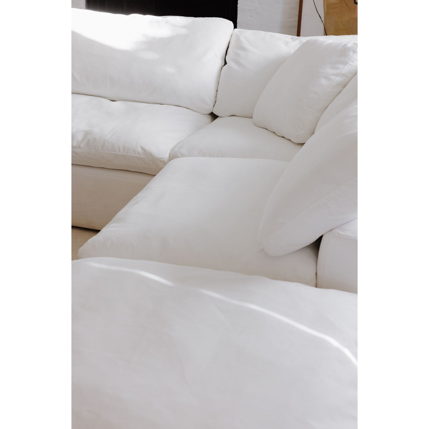 Clay - Livesmart Fabric Dream Modular Sectional - Cream
