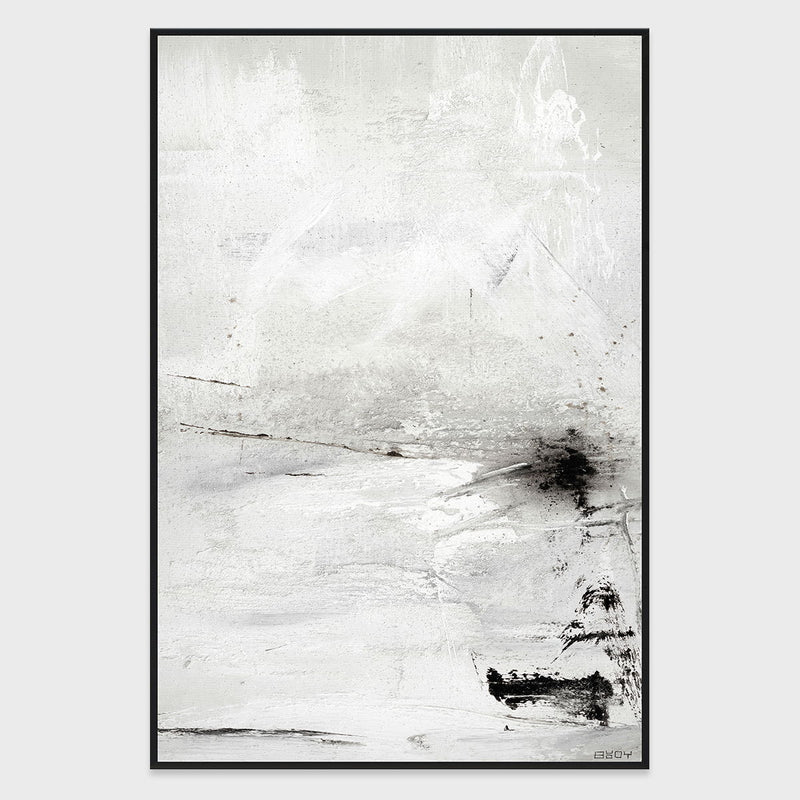 Silence II - 40" x 60" Painting Art by Buddy Whitlock - White