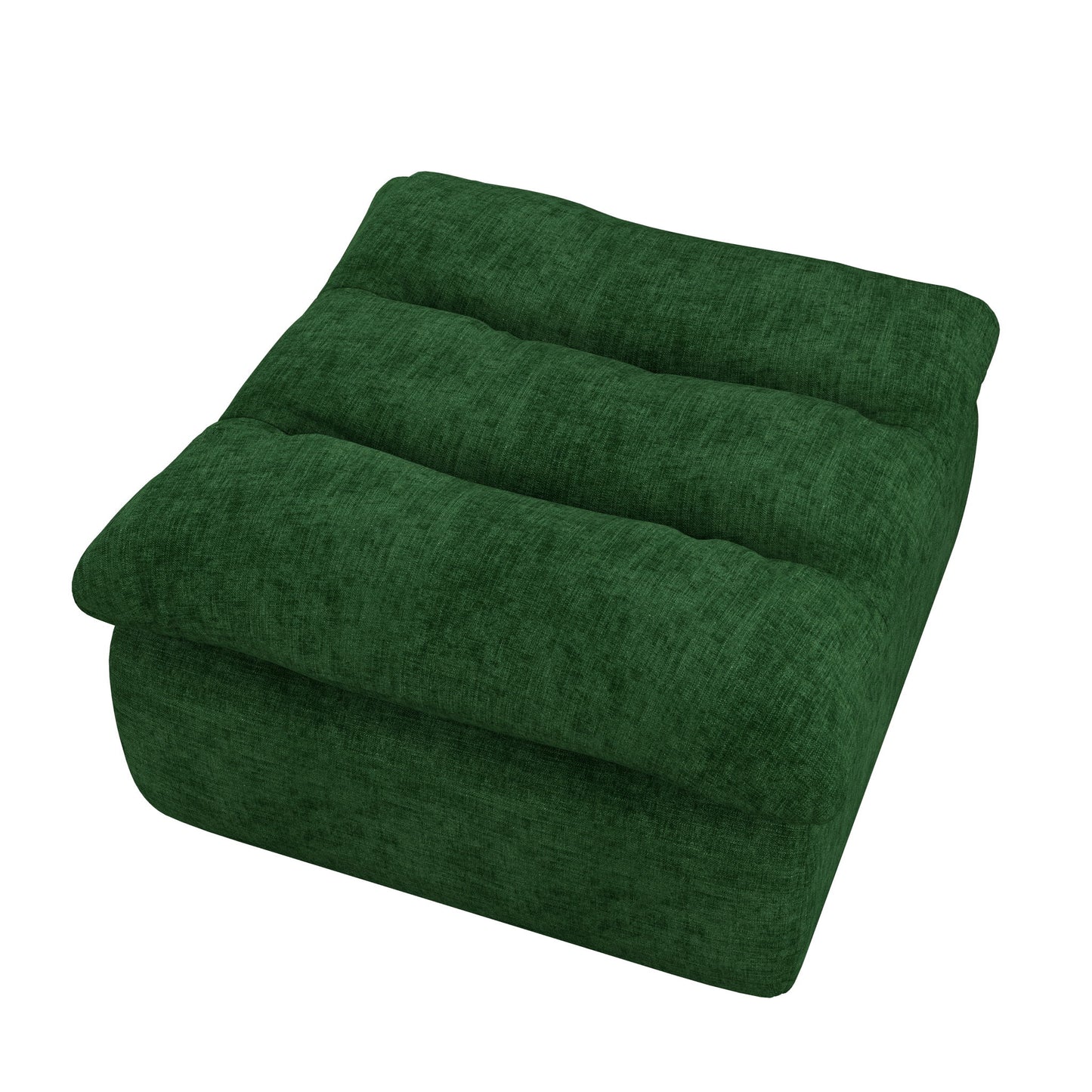 Modern Armless And Backless Lazy Floor Sofa Chair, Comfy Accent Bean Bag Couch