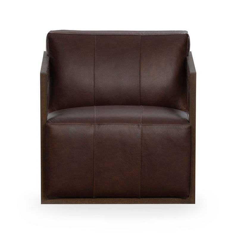Joseph - Swivel Accent Chair - Brown Mix