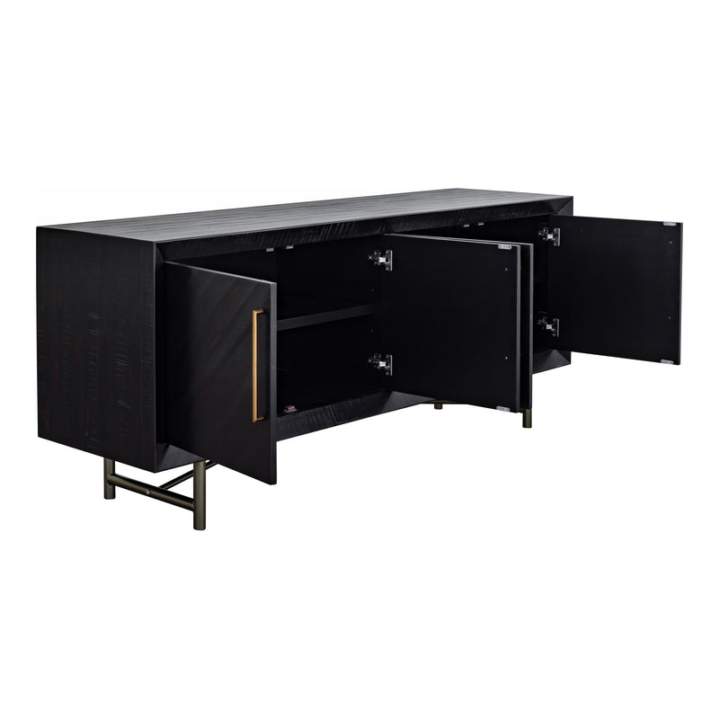 Sicily - 4 Door Sideboard - Black