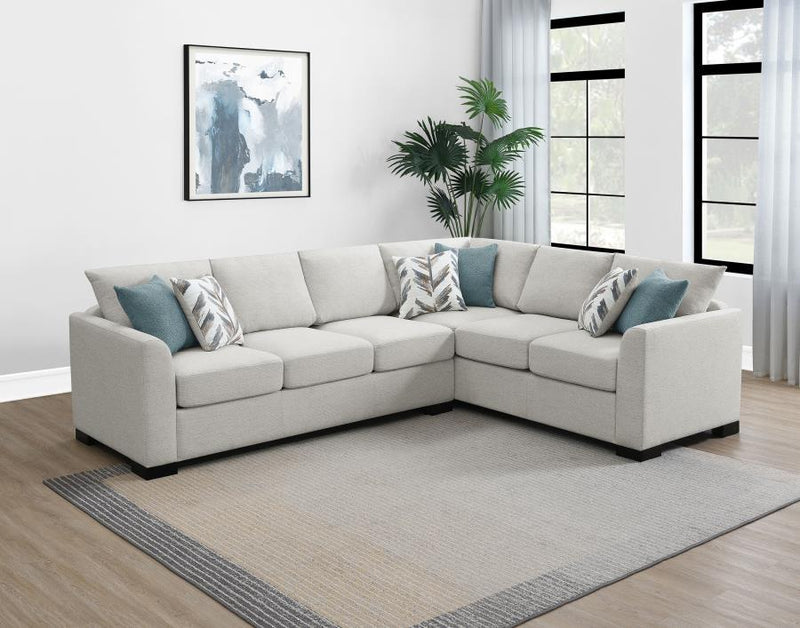 Ashford - LAF Sleeper Sofa, Box 1 of 2 - Greige