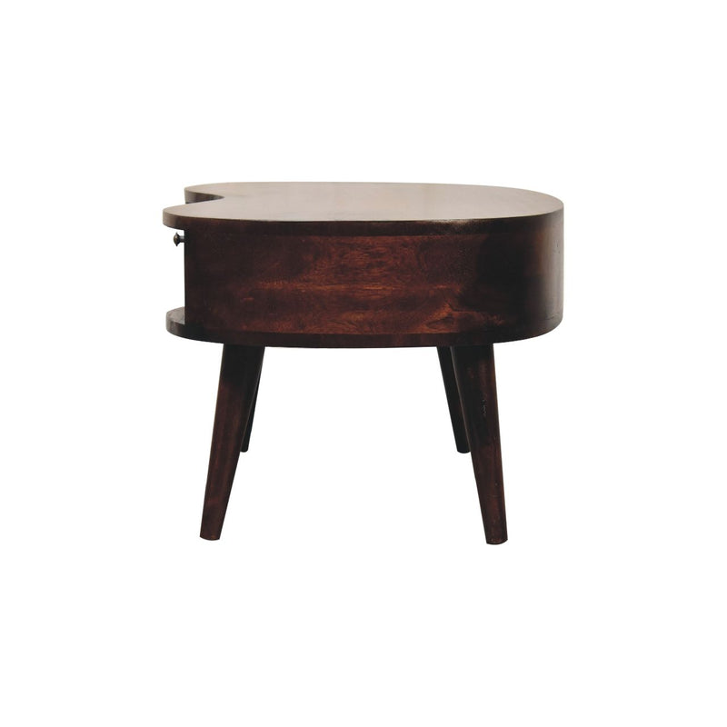 Wooden Wave Coffee Table - Walnut