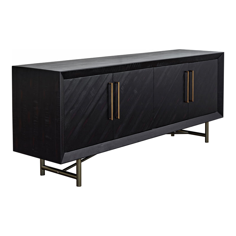 Sicily - 4 Door Sideboard - Black