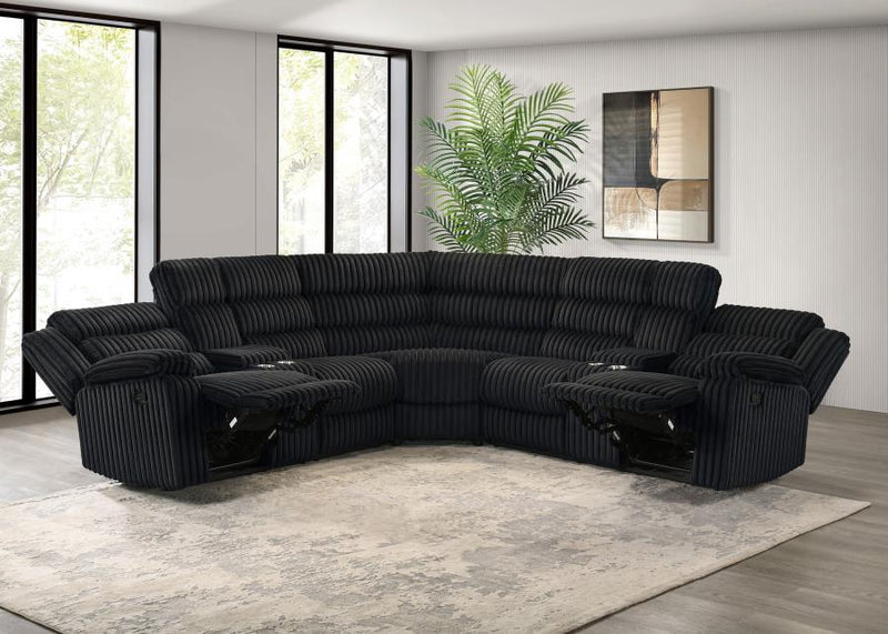 Atkinson - LAF Recliner, Box 1 of 3 - Black