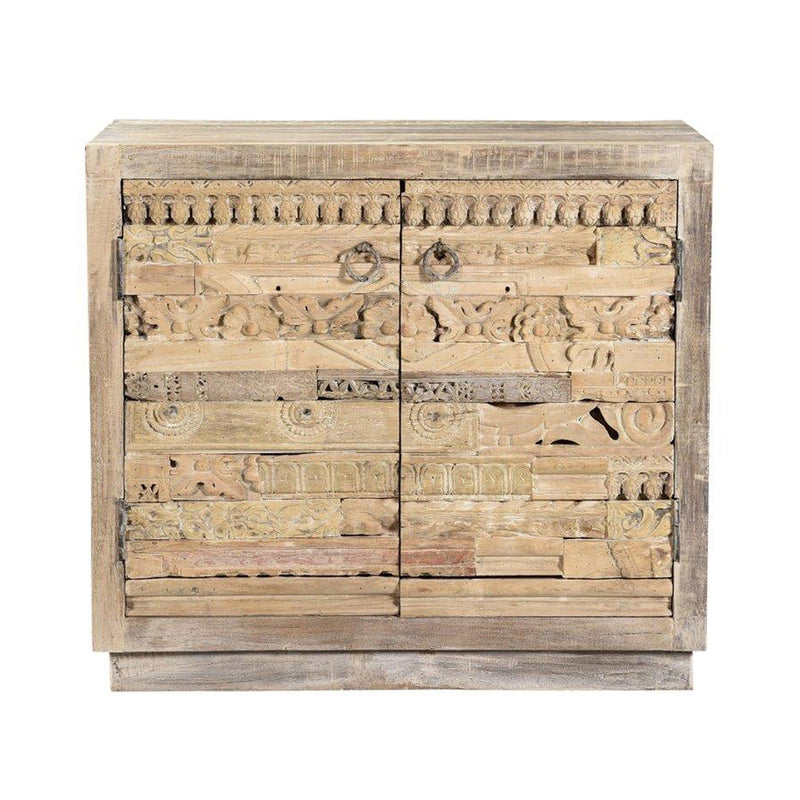 Alta - 2 Door Carved Panel Sideboard - Antique White