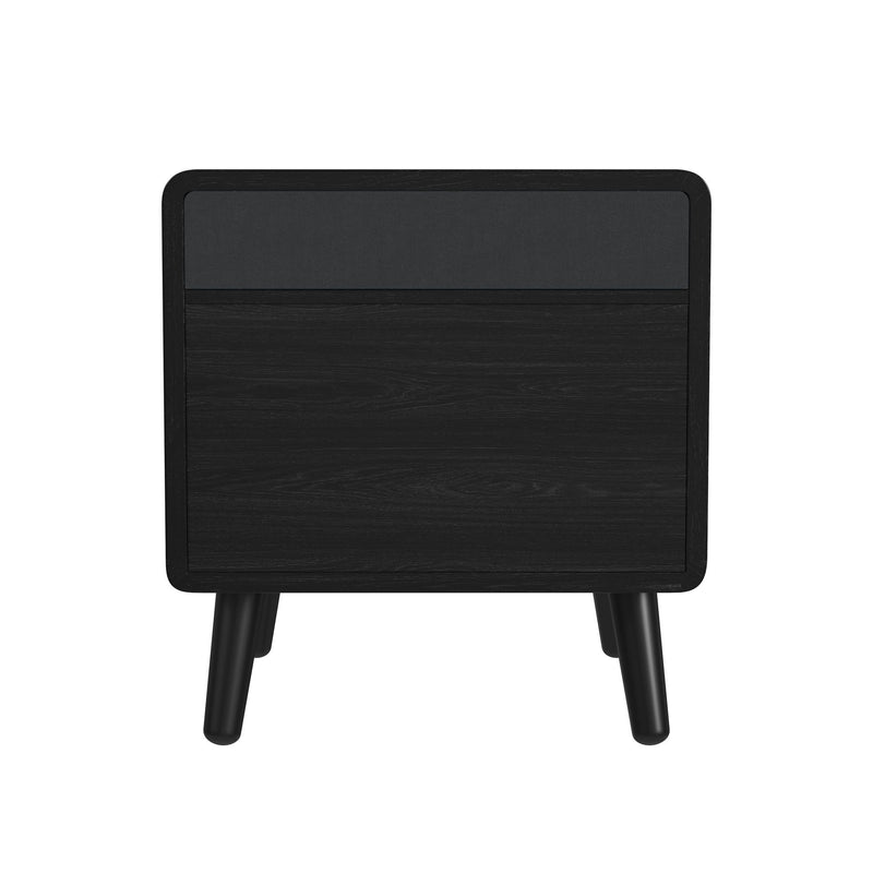 Halo - Square Smart End Table - Black