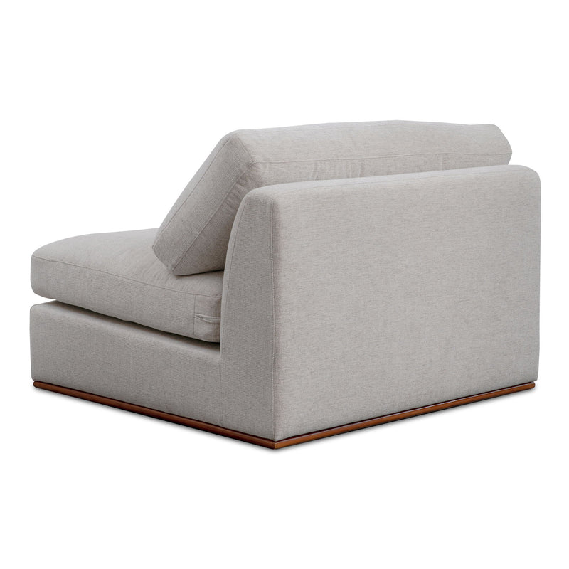 Rue - Slipper Chair - Flecked Gray